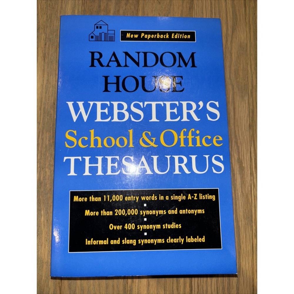 Random House‎ Webster's School and Office Thesaurus